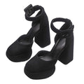 Barbiecore Vegan Leather Platform Heels
