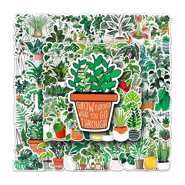 Plant Mom Aesthetic Sticker Pack - 50 Unique and Stylish Stickers to Spruce Up Your Belongings