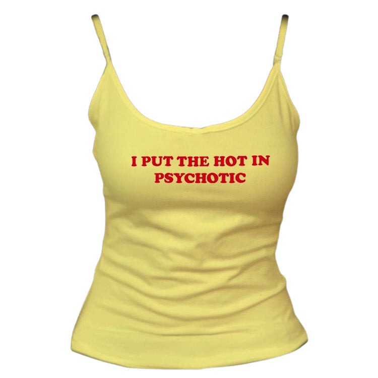 Psychotic Tank Top - Polyester Material with Size Options