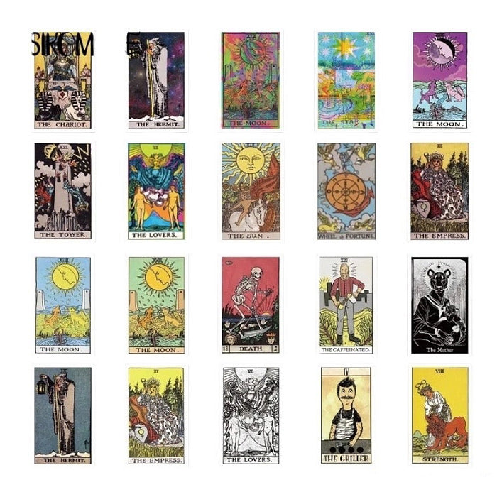 Tarot 50 Piece Sticker Collection