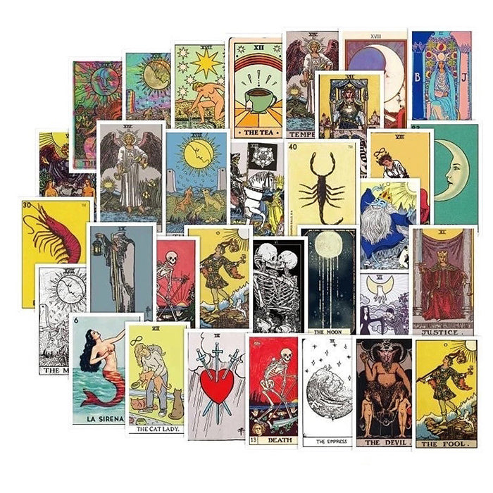 Tarot 50 Piece Sticker Collection