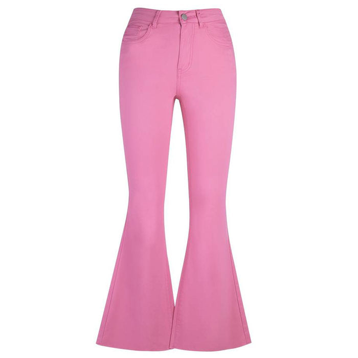 Y2K Flared Pants - Polyester with Various Size Options