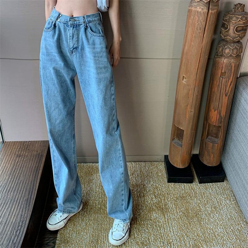 90S Aesthetic Blue Washed Oversize Baggy Jeans