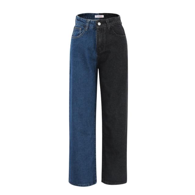 Stylish Split Colour Jeans