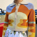 Sunset Knit Cardigan Sweater