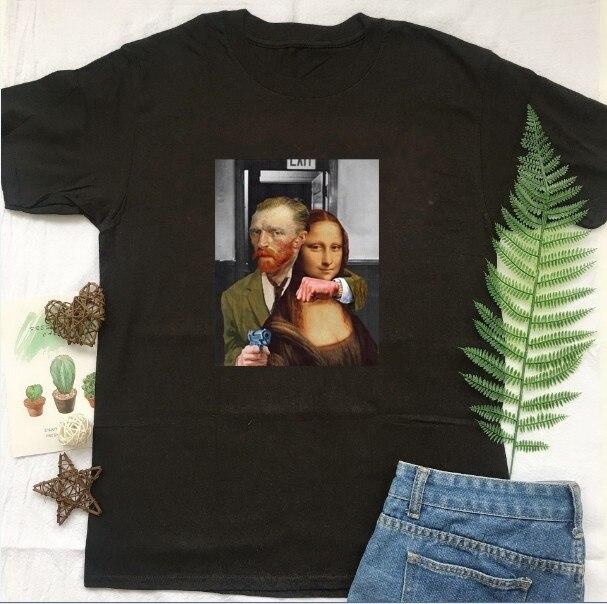 Van Gogh Kidnapping Mona Lisa T-Shirt
