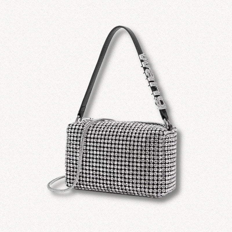 Disco Cowgirl Rhinestone Handbag with Adjustable Strap