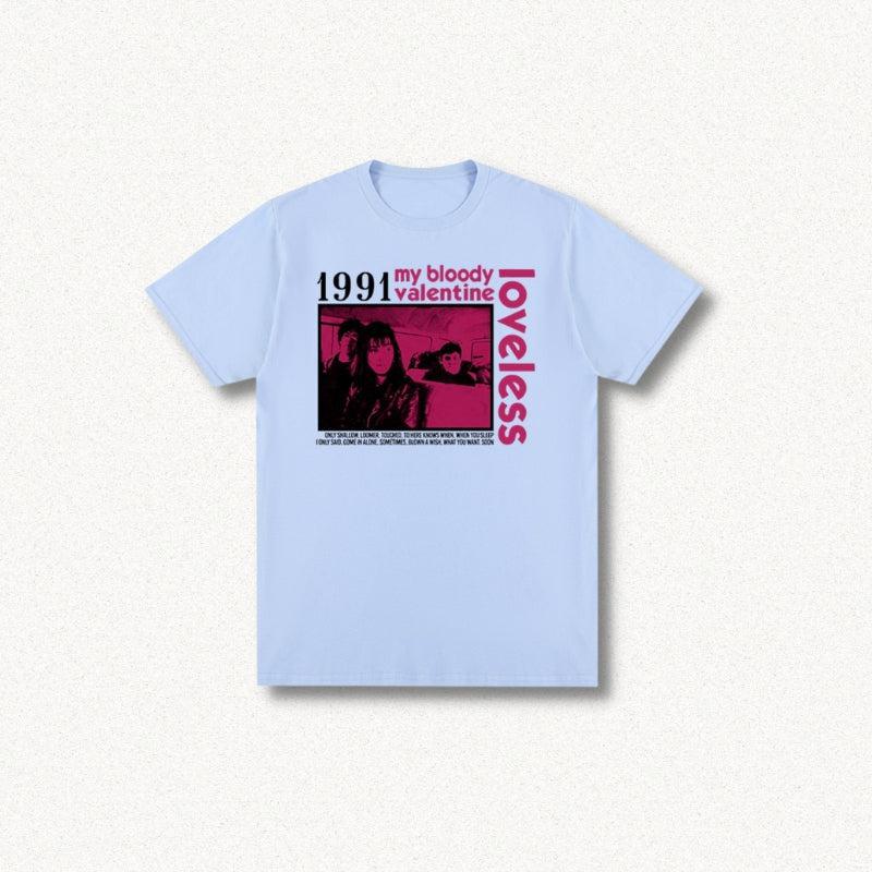 Loveless Tee - My Bloody Valentine Movie Poster Graphic Print Unisex T-shirt